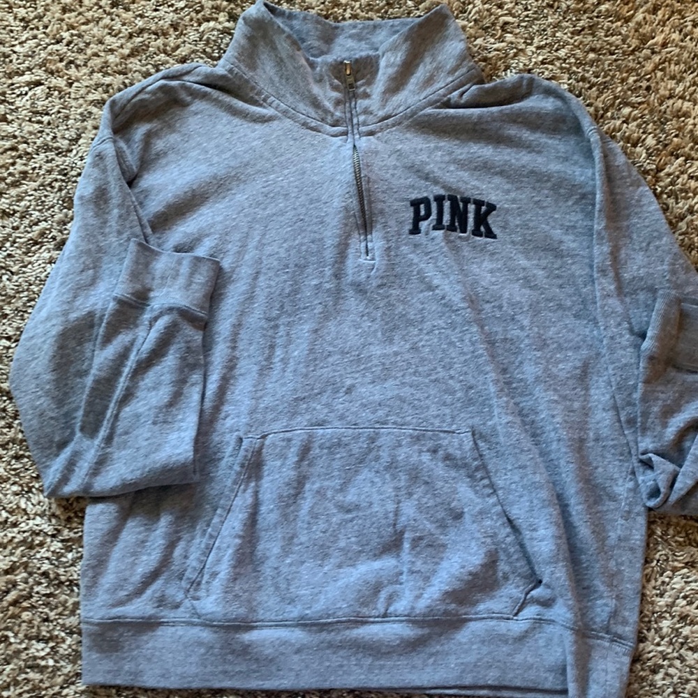 Victoria’s Secret Pink Half Zip Sweatshirt